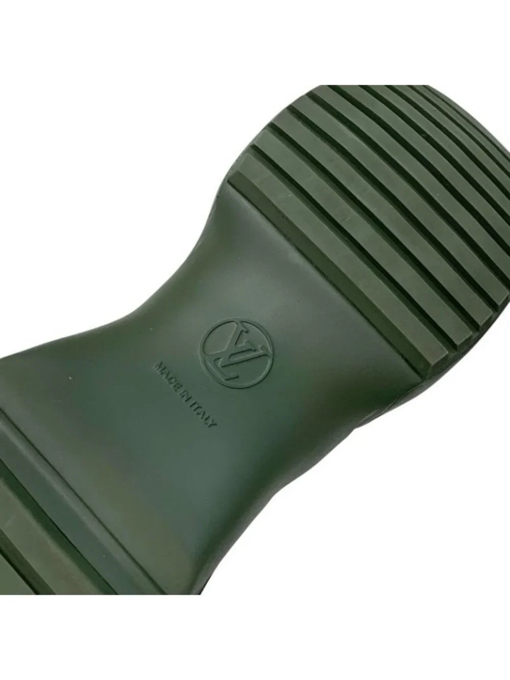 Louis Vuitton Arclight Line Monogram Boots Short Shoes Rubber Khaki - Picture 8 of 9